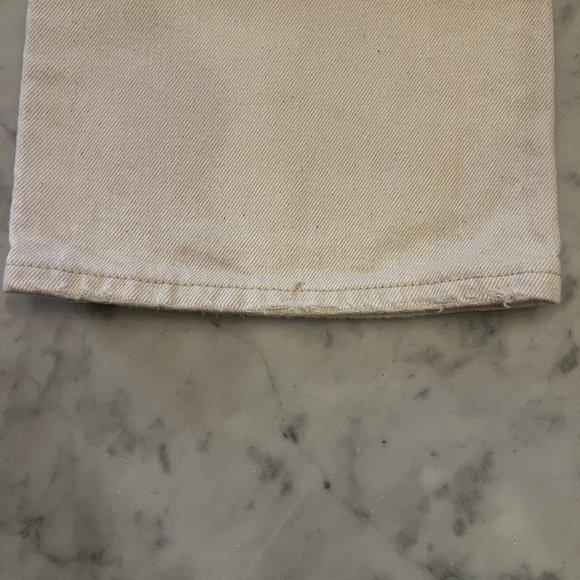 J. Crew Full Length Demi Boot BF654 Jeans in Natural Size 29P - Picture 5 of 13